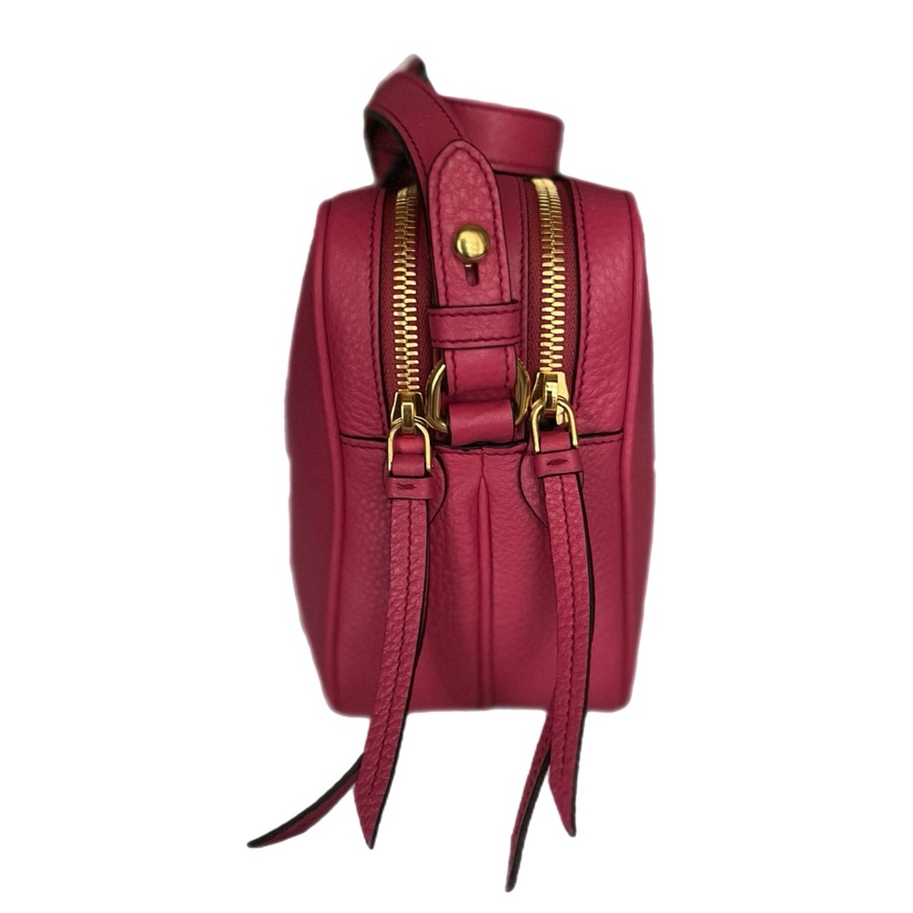 Authentic Prada Peonia Pink Vitello Phenix Leather Double Zip Crossbody … - Picture 8 of 16